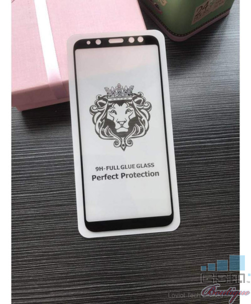 Geam Soc Protector Full LCD Lion Huawei Y6 (2018) Negru