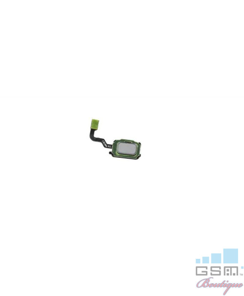 Home Buton + Senzor Amprenta Samsung Galaxy Note 9 N960 Argintiu