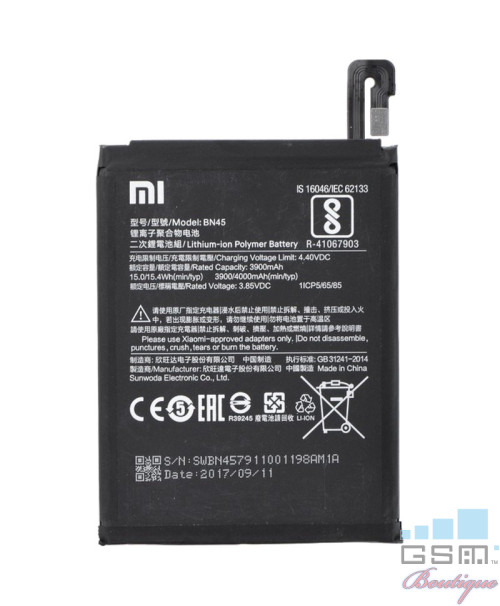 Acumulator Xiaomi BN45, Xiaomi Note 5