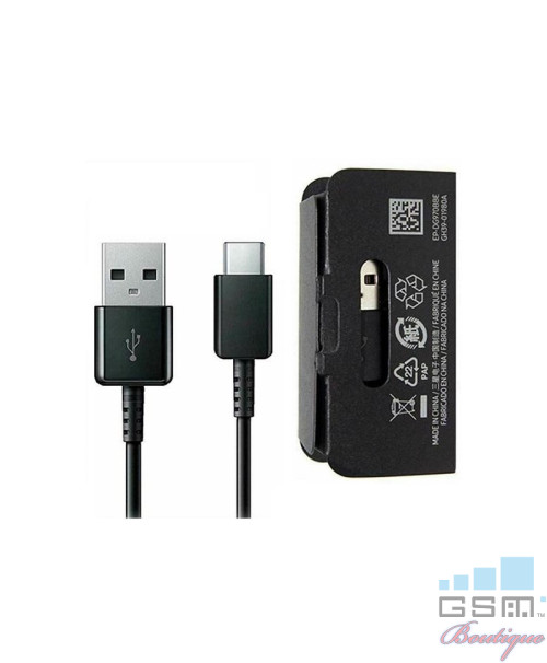Cablu Date Type USB-C Samsung EP-DG970 BBE, Negru
