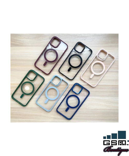 Husa Clear Magnetic Case Apple iPhone 14 Max Visiniu