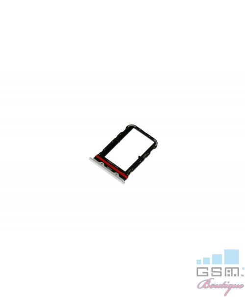 Suport Sim Xiaomi Mi Note 10 Lite, Argintiu