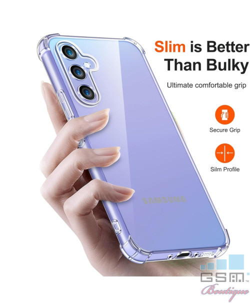 Husa Shockproof Clear Silicone -Samsung Galaxy A55 5G, A556