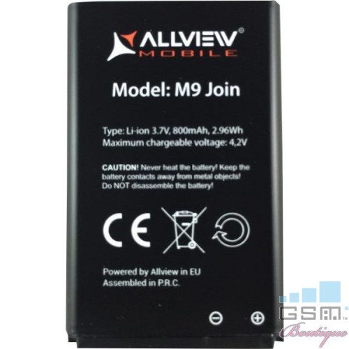 Departure for generation pendulum 📶 Baterie Acumulator Allview M9 Join Original Li-Ion 3.7v 1000 mAh 3.7Wh -  GSM Universal