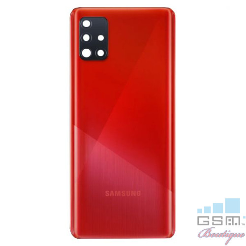 Capac Baterie Spate Samsung Galaxy A51 Rosu