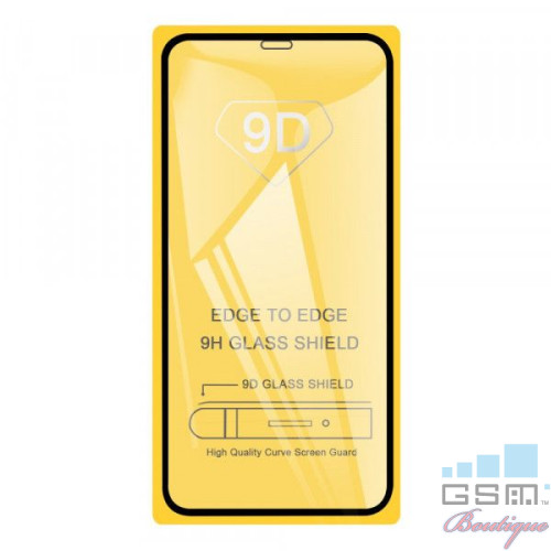 Folie de protectie Tempered Glass cu acoperire completa iPhone XR / 11 Neagra