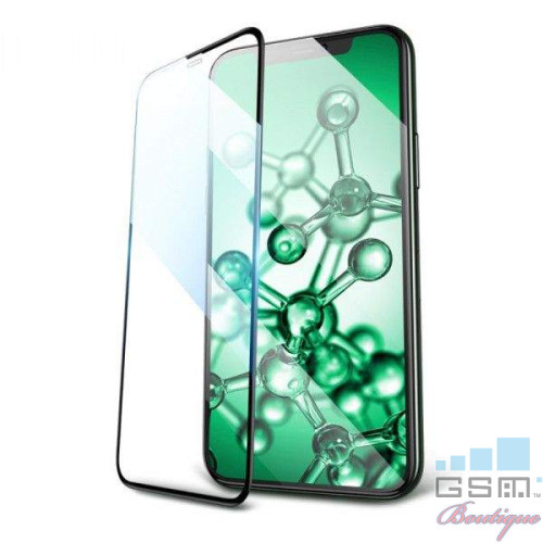 Folie de protectie USAMS Tempered Glass cu acoperire completa pentru iPhone XR / 11 Neagra