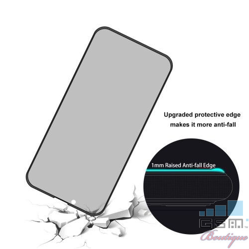 Folie Protectie Sticla iPhone 13 Pro Max / 14 Plus Acoperire Completa Anti Spy Neagra