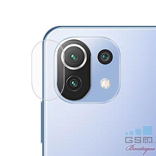 Folie Sticla Protectie Camera Xiaomi Mi 11 Lite 4G / 5G Transparenta