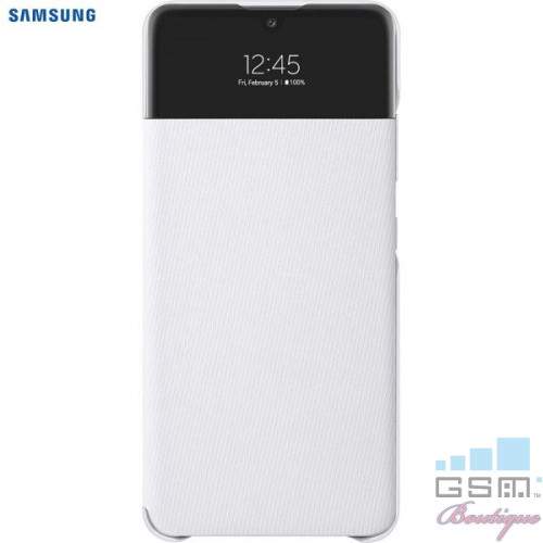 Husa de protectie Samsung Smart S View Wallet Cover A32, White