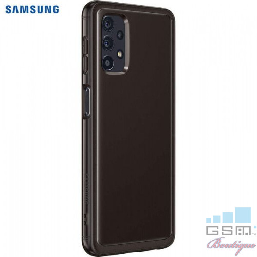Husa de protectie Samsung Soft Clear Cover Galaxy A32 (5G), Black