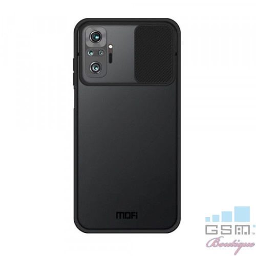 Husa Telefon Xiaomi Note 10 Pro Max / Redmi Note 10 Pro Dura Cu Protectie Camera Neagra