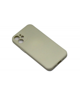 Husa Silicone Case Apple iPhone 12 Mini Crem