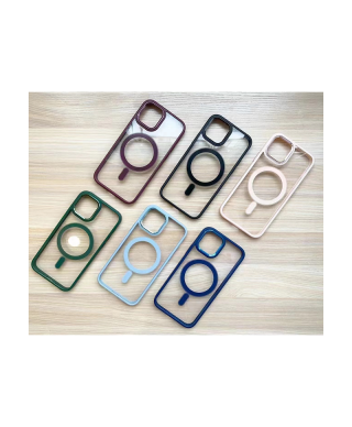 Husa Clear Magnetic Case Apple iPhone 14 Visiniu