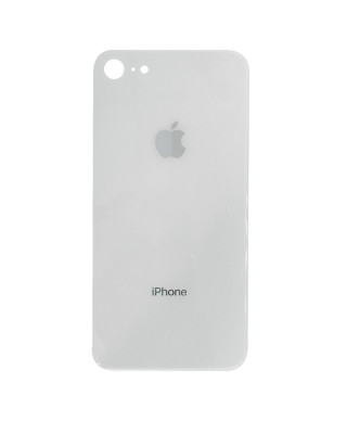 Capac Baterie Apple iPhone 8 Alb cu gaura pentru camera mica