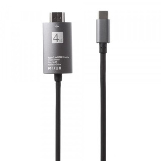 Adaptor USB Type C - HDMI 4K, 2 metri, Negru