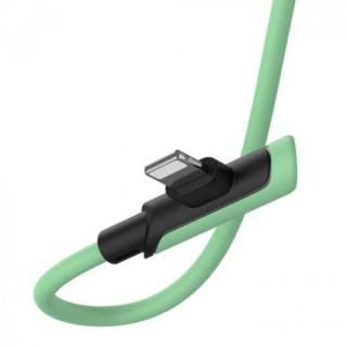Baseus Cablu Colourful Elbow Lightning la Type-C Green (1.2m, 18W, PD)