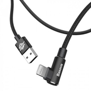 Cablu Baseus MVP Elbow USB la Lightning, 2m, Negru