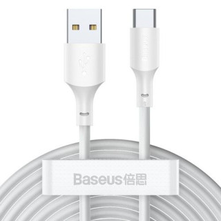 Cablu Date Si Incarcare USB Type C 1,5m BASEUS Alb
