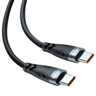 Cablu Date Si Incarcare USB Type C - USB Type C 100W Textil 2M Negru