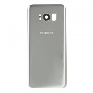 Capac Baterie Samsung Galaxy S8 G950 Cu Ornament Camera Argintiu