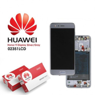 Display Huawei Honor 9 Cu Rama si Baterie Argintiu