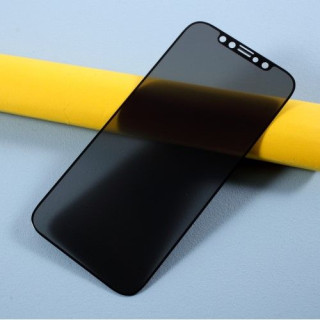 Folie Protectie Sticla iPhone 12 / 12 Pro Acoperire Completa Anti Spy Neagra