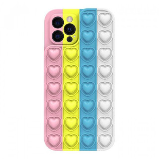 Husa iPhone 13 Pro Lemontti Heart Pop it Multicolor 2