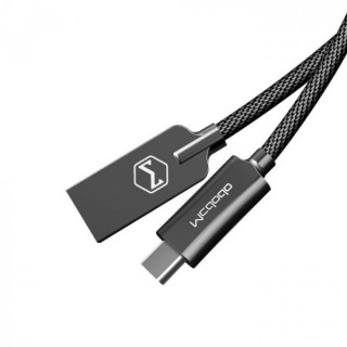 Mcdodo Cablu Knight Type-C Black (1.5m, QC4.0, impletitura nylon)