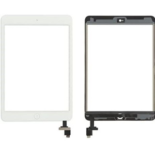 Touchscreen cu buton si Conector IC Apple iPad Mini 2 Alb
