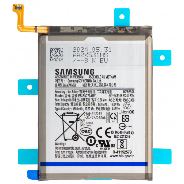 Acumulator Samsung Galaxy Note10 Lite N770, EB-BN770ABY, Service Pack GH82-22054A