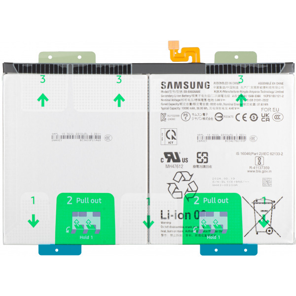Acumulator Samsung Galaxy Tab S10+, EB-BX828ABE, Service Pack GH82-35927A