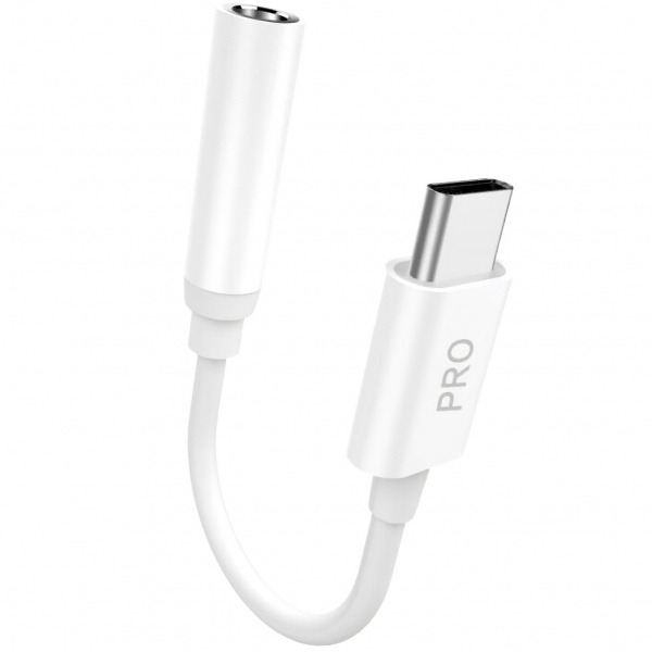 Adaptor Audio USB-C - 3.5mm Dudao L16CPro, Alb