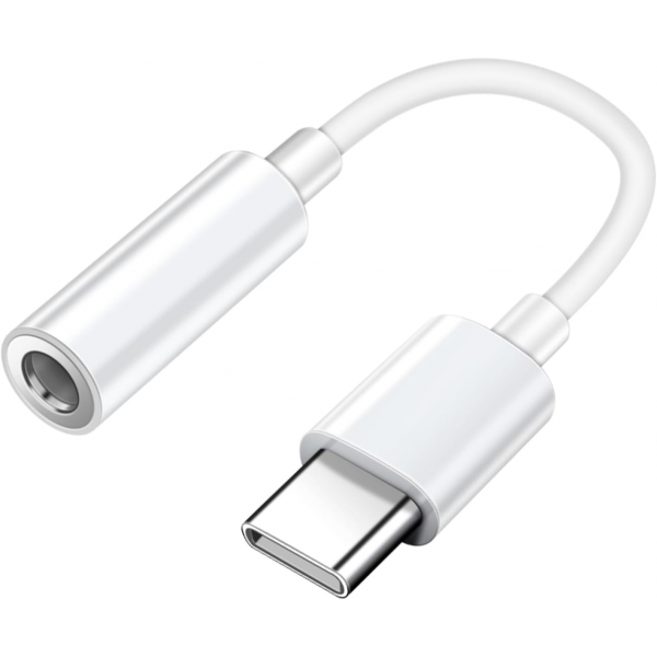 Adaptor Audio USB-C - 3.5mm Mobeen by Samsung, Alb GP-TGU023AEAWW