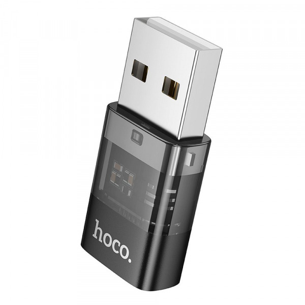 Adaptor Date si Incarcare USB-C - USB-A HOCO UA36C, Negru