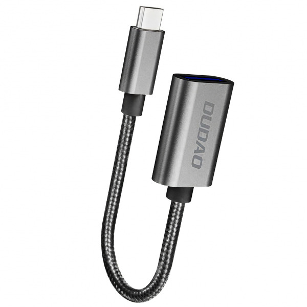 Adaptor OTG USB-C - USB-A Dudao L15T, Gri