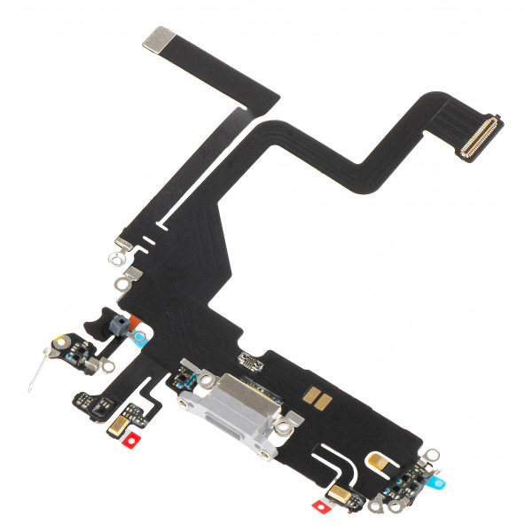 Banda cu Conector Incarcare - Microfon Apple iPhone 14 Pro, Argintiu