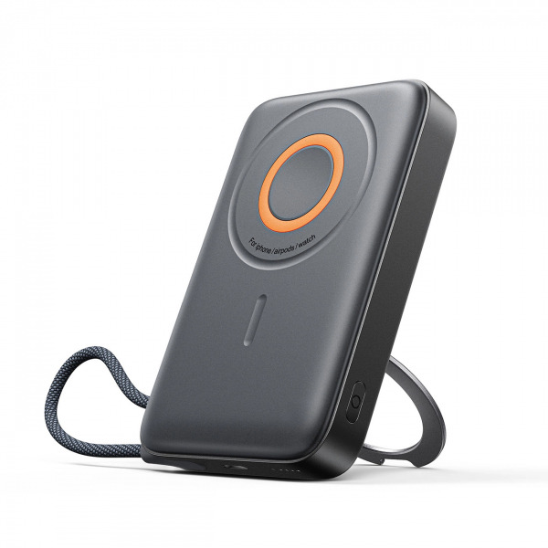 Baterie Externa Wireless Joyroom JR-PBM02, 10000mAh, 22.5W, PD + FQI, 1 x QI - 2 x USB-C, Neagra