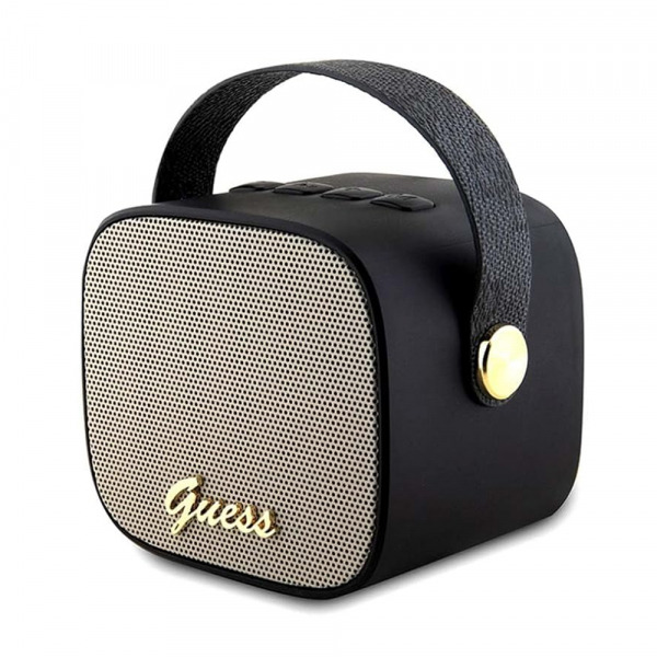 Boxa Portabila Bluetooth Guess 4G Script Logo, 5W, Neagra