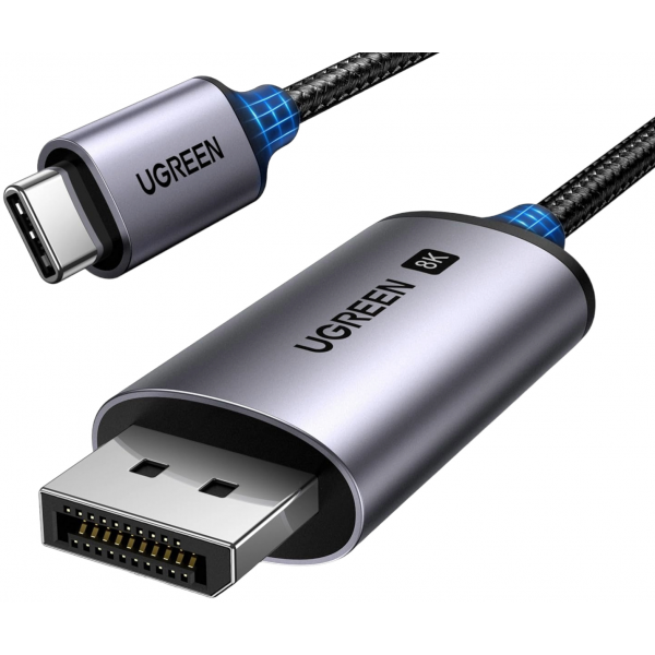 Cablu Audio si Video USB-C - DisplayPort UGREEN CM556 (25157), 1m, Gri