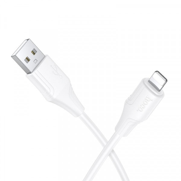 Cablu Date si Incarcare USB-A - Lightning HOCO X124, 18W, 1m, Alb