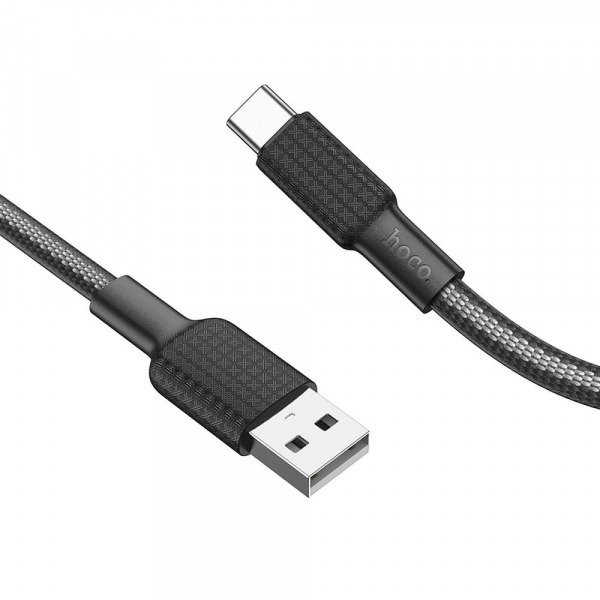 Cablu Date si Incarcare USB-A - USB-C HOCO X69, 18W, 1m, Negru