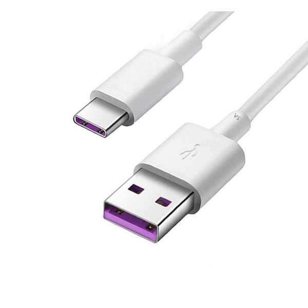 Cablu Date si Incarcare USB-A - USB-C Huawei AP71, 40W, 1m, Alb 4071497