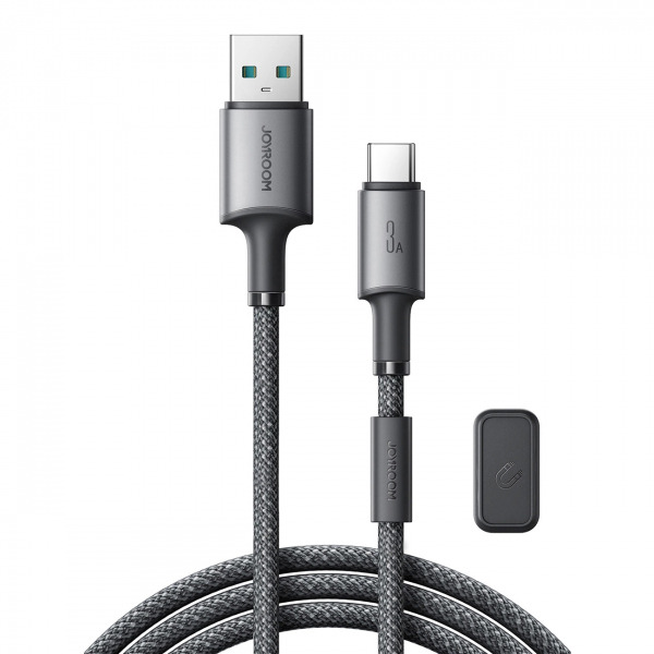 Cablu Date si Incarcare USB-A - USB-C Joyroom S-A50, 60W, 1.2m, Gri