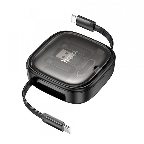 Cablu Date si Incarcare USB-C - USB-C HOCO U140, 60W, 0.95m, Negru
