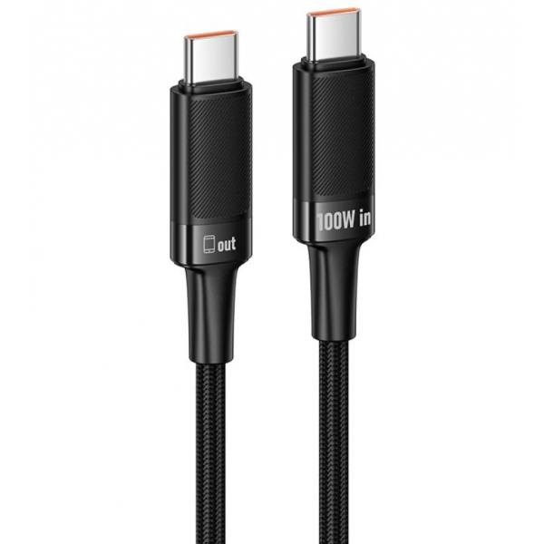 Cablu Date si Incarcare USB-C - USB-C HOCO U153 Extreme, 100W, 1.2m, Negru