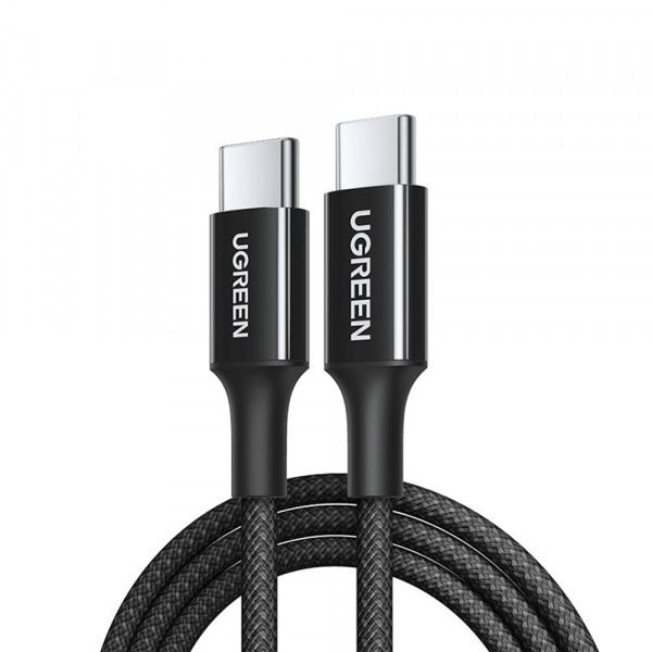 Cablu Date si Incarcare USB-C - USB-C UGREEN L502, 100W, 1m, Negru