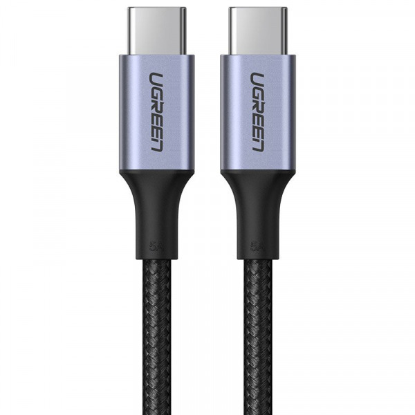 Cablu Date si Incarcare USB-C - USB-C UGREEN US316, 100W, 1m, Gri