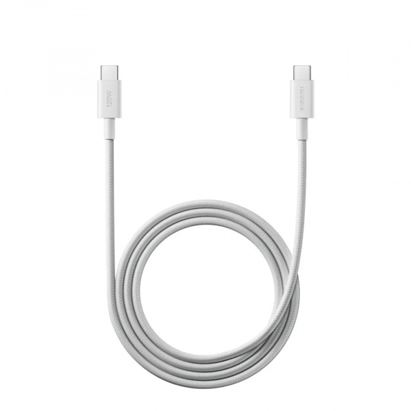 Cablu Date si Incarcare USB-C - USB-C Xiaomi, 120W, 1m, Alb BHR087KGL