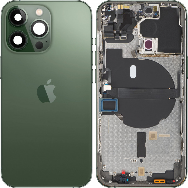 Capac Baterie Apple iPhone 13 Pro, Cu Carcasa Mijloc, Verde (Alpine Green), Swap Premium